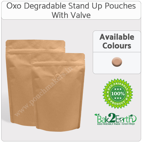 Eco-Friendly Pouches With Valve