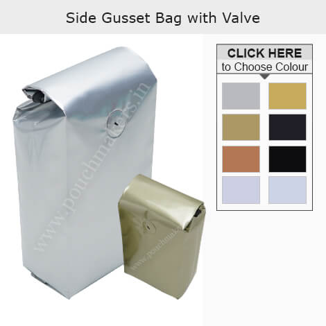 Side Gusset Bag With Valve
