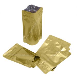 matt gold pouches