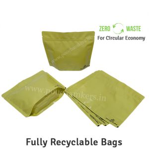 Muted Lime Recyclable pouch