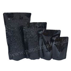 Shiny Black Vacuum Bags