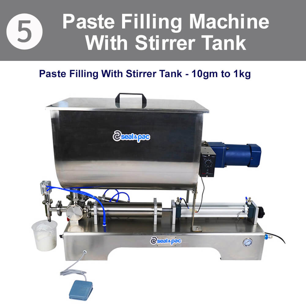 Paste Filling Machine with Stirrer Tank